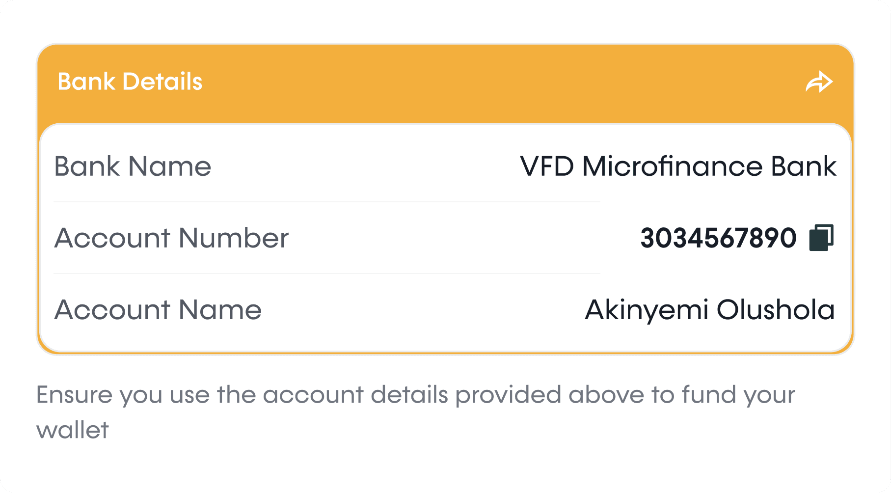 Add funds securely